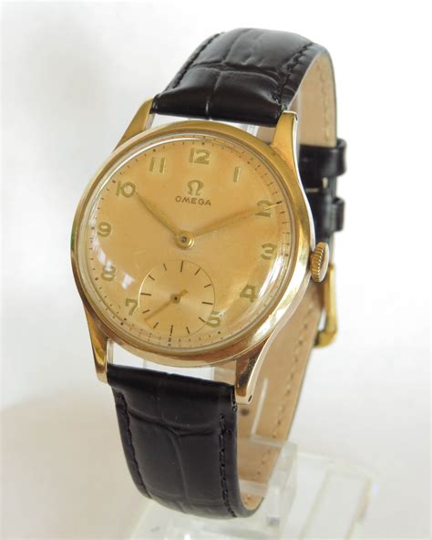 1950's omega pink gold watch bracelet|vintage omega watches 1950s.